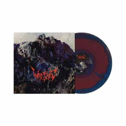 Okładka Wretched - Decay LP OXBLOOD BLUE SILVER