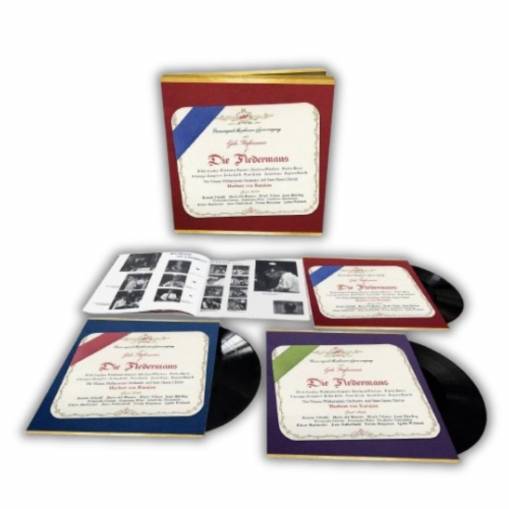 Okładka HERBERVON KARAJAN/ WIENER PHILHARMONIKER - J STRAUSS DIE FLEDERMAUS (3 LP BOX)