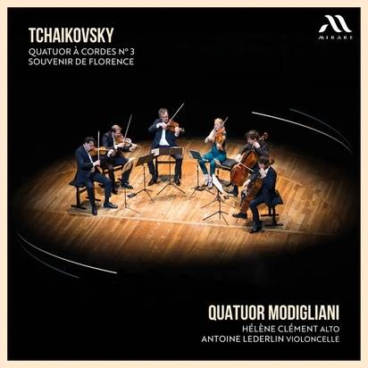 Okładka Tchaikovsky - Quatuor A Cordes & Souvenir De Florence Quatuor Modigliani Clement Lederlin