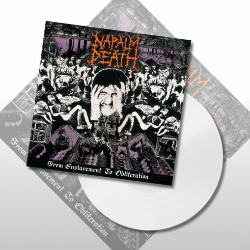 Okładka Napalm Death - From Enslavement To Obliteration LP WHITE