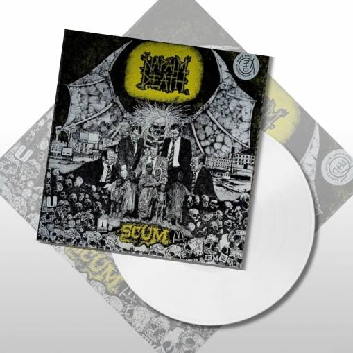 Okładka Napalm Death - Scum LP WHITE
