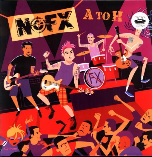 Okładka NOFX - A To H LP MAGENTA