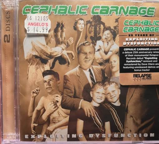 Okładka Cephalic Carnage - Exploiting Dysfunction 25th Anniversary
