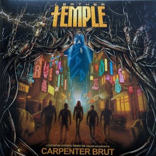 Okładka Carpenter Brut - Leather Temple LP YELLOW INDIE