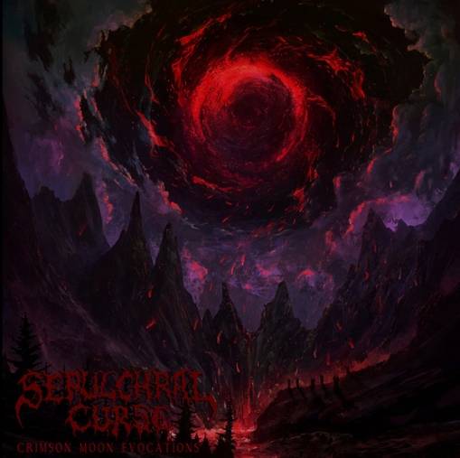 Okładka Sepulchral Curse - Crimson Moon Evocations