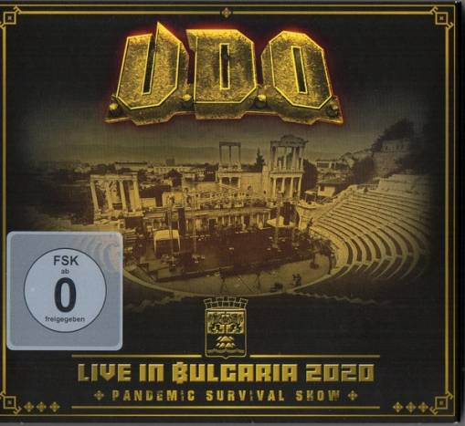 Okładka U.D.O. - Live In Bulgaria 2020 - Pandemic Survival Show CDDVD
