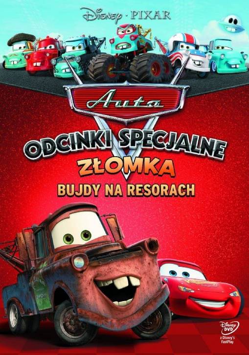 Okładka John Lasseter Rob Gibbs Victor Navone  - ZLOMKA BUJDY NA RESORACH (DVD) DISNEY PIXAR