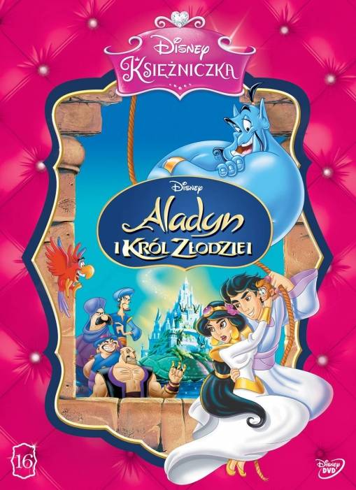 Okładka Tad Stones - ALADYN I KRÓL ZLODZIEI (DVD) DISNEY KSIĘŻNICZKA