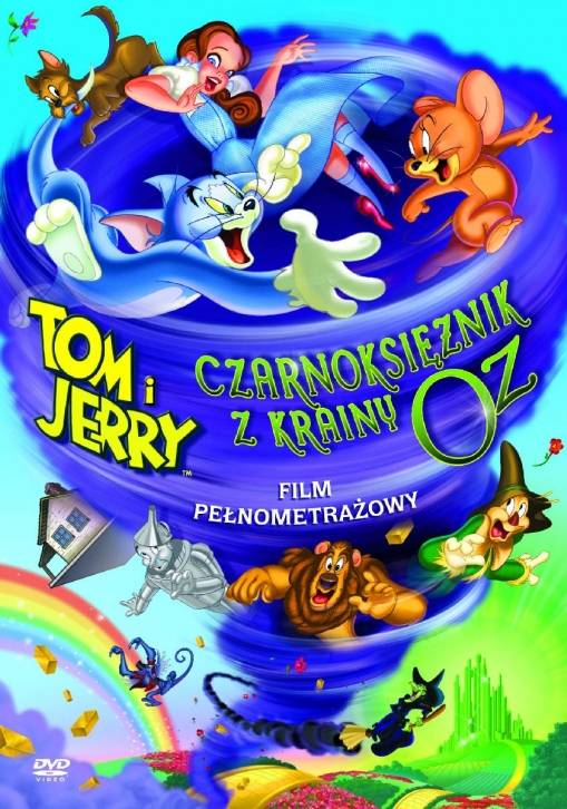 Okładka Tony Cervone - TOM I JERRY: CZARNOKSIĘŻNIK Z KRAINY OZ