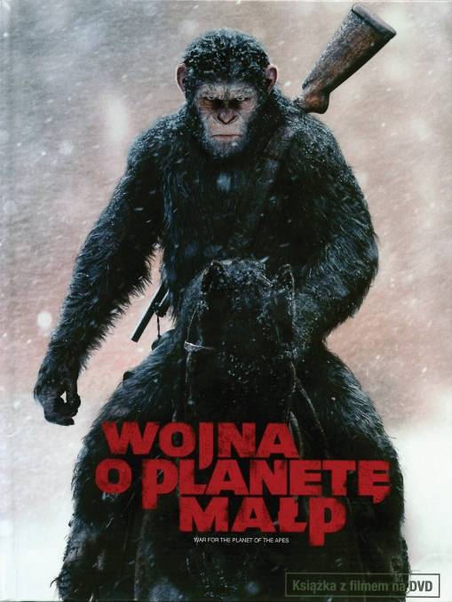 Okładka Matt Reeves - WOJNA O PLANETĘ MAŁP (DVD) WYDANIE KSIĄŻKOWE