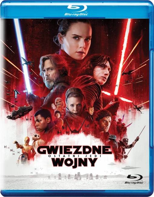 Okładka Rian Johnson - GWIEZDNE WOJNY: OSTATNI JEDI (2BD)