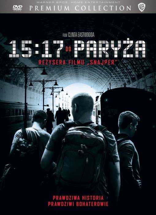 Okładka Clint Eastwood - 15:17 DO PARYŻA (DVD) PREMIUM COLLECTION