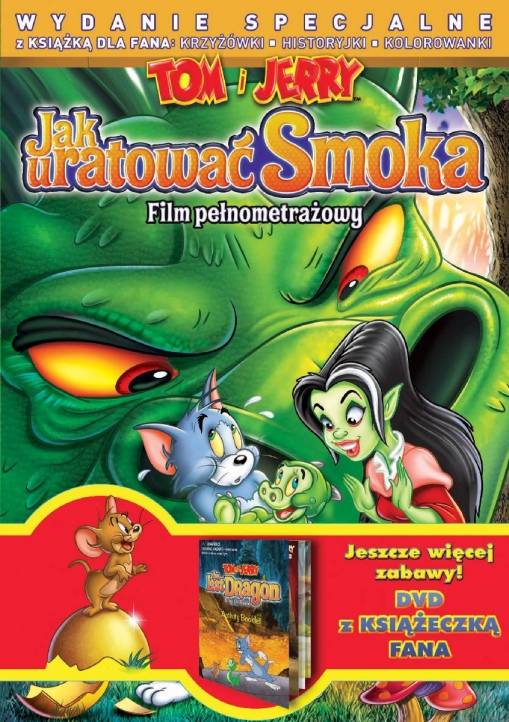 Okładka Tony Cervone - TOM I JERRY: JAK URATOWAC SMOKA+KSIAZECZKA