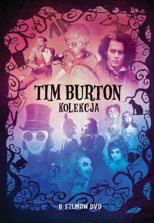 Okładka TIM BURTON - TIM BURTON KOLEKCJA DVD - 8 FILMÓW (8 DVD)
