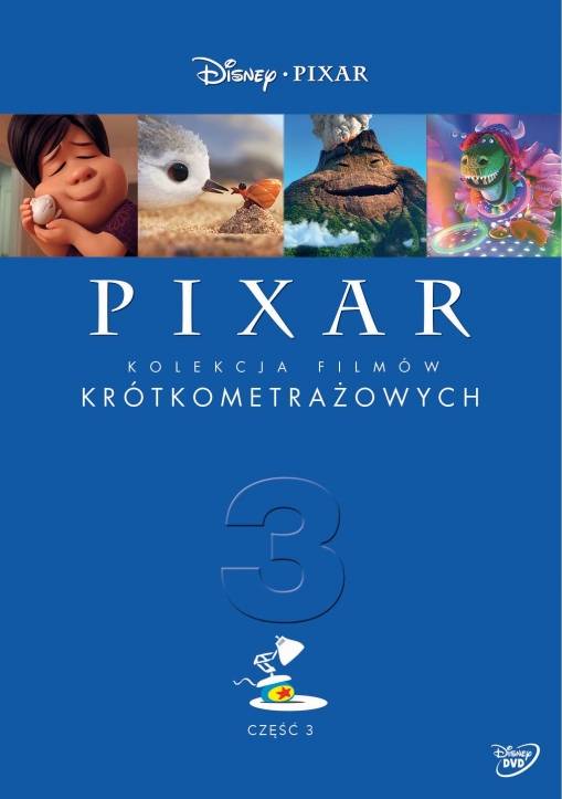 Okładka VARIOUS - PIXAR KOLEKCJA FILMÓW KRÓTKOMETRAŻOWYCH, CZĘŚĆ 3 (DVD)