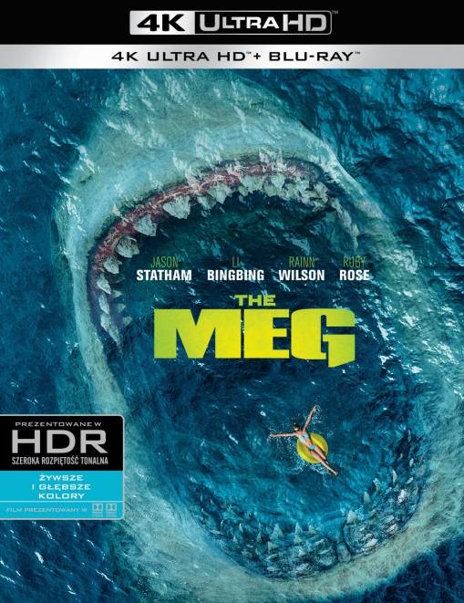 Okładka Jon Turteltaub - THE MEG (2BD 4K)