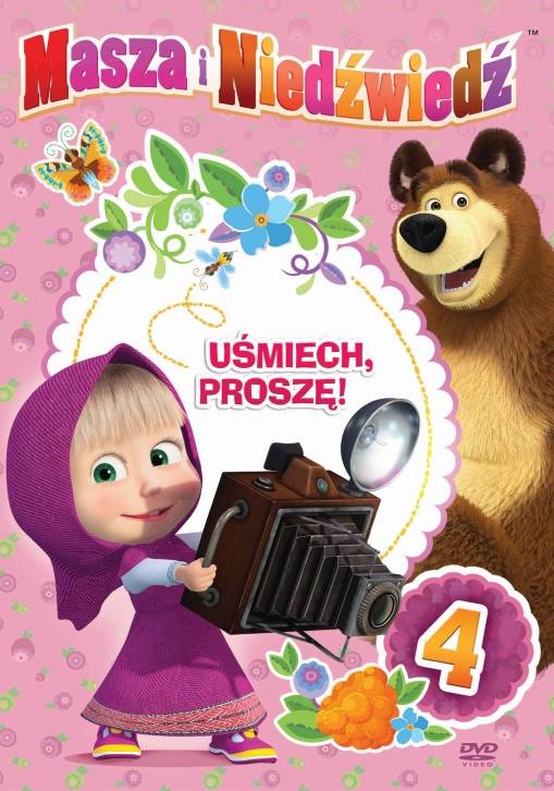 Okładka Oleg Kuzovkov - MASZA I NIEDŹWIEDŹ, CZĘŚĆ 4: UŚMIECH, PROSZĘ!