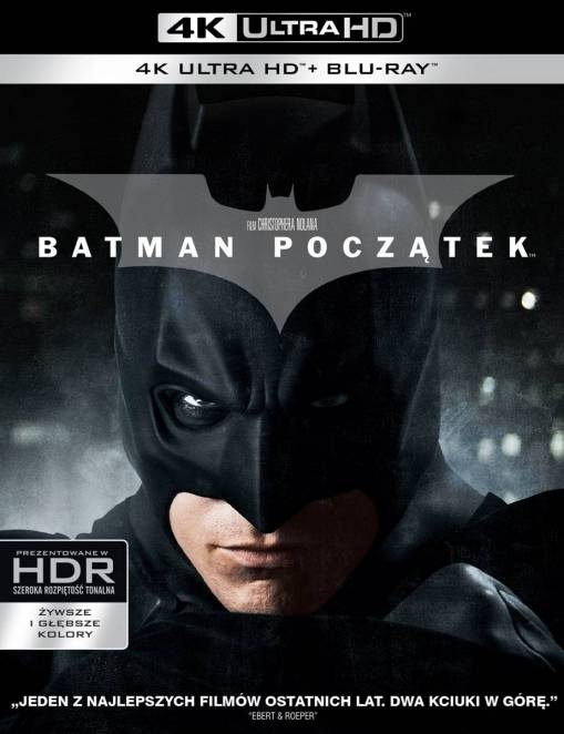 Okładka Christopher Nolan - BATMAN POCZĄTEK (3BD 4K)