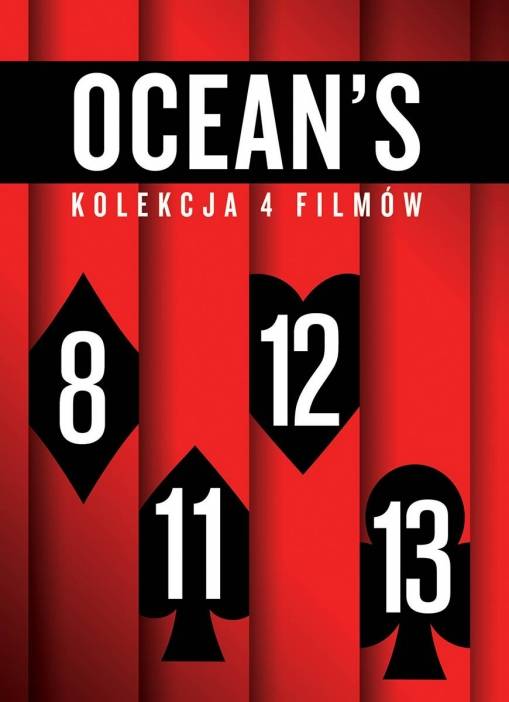 Okładka VARIOUS - OCEAN'S (4 DVD) KOLEKCJA 4 FILMÓW