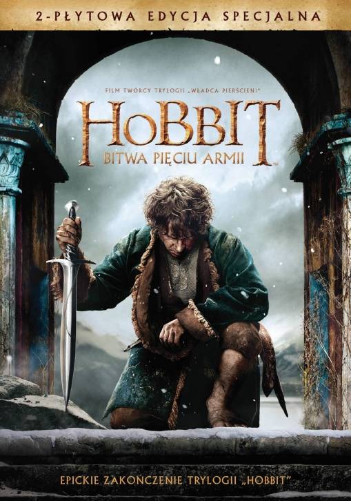 Okładka Peter Jackson - HOBBIT: BITWA PIĘCIU ARMII (2DVD)