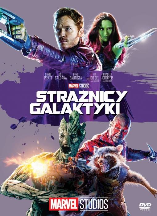 Okładka James Gunn - STRAŻNICY GALAKTYKI (DVD) KOLEKCJA MARVEL