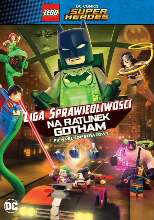 Okładka Matt Peters - LEGO LIGA SPRAWIEDLIWOŚCI: NA RATUNEK GOTHAM