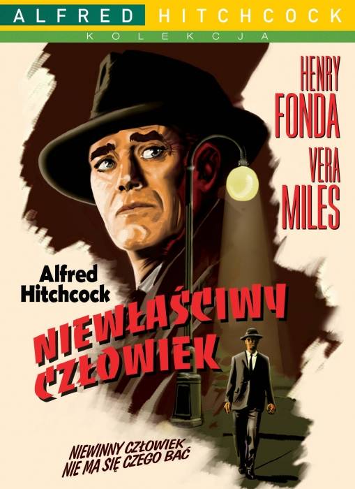 Okładka Alfred Hitchcock - NIEWŁAŚCIWY CZŁOWIEK (DVD) KOLEKCJA ALFREDA HITCHCOCKA