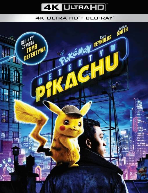 Okładka Rob Letterman - POKEMON DETEKTYW PIKACHU (2BD 4K)