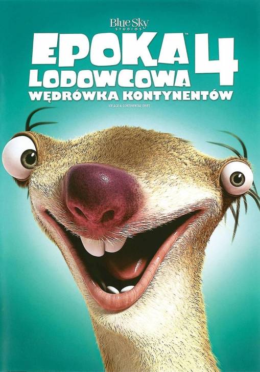 Okładka Steve Martino - EPOKA LODOWCOWA 4: WĘDRÓWKA KONTYNENTÓW (DVD)