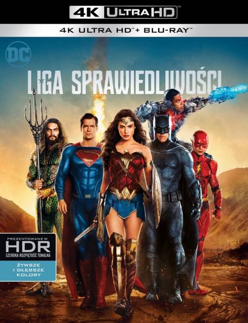 Okładka Zack Snyder - LIGA SPRAWIEDLIWOŚCI (2BD 4K)