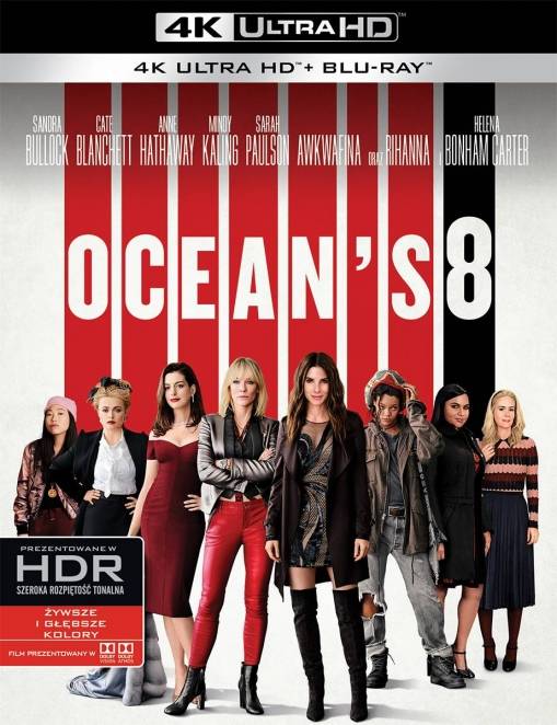 Okładka Gary Ross - OCEAN'S 8 (2BD 4K)