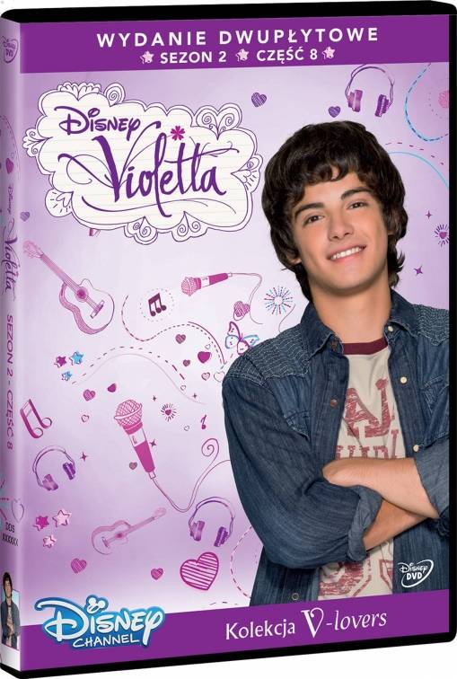 Okładka Víctor Tevah - VIOLETTA, SEZON 2, CZĘŚĆ 8, ODCINKI 71-80 (2 DVD)