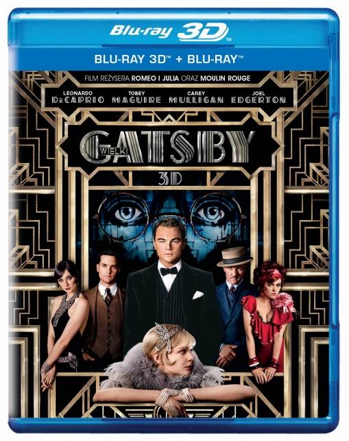 Okładka Baz Luhrmann - WIELKI GATSBY 3-D (2BD)