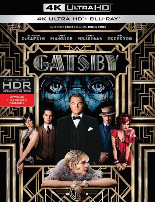 Okładka Baz Luhrmann - WIELKI GATSBY (2BD) 4K