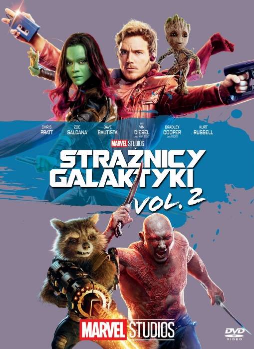 Okładka James Gunn - STRAŻNICY GALAKTYKI VOL. 2 (DVD) KOLEKCJA MARVEL