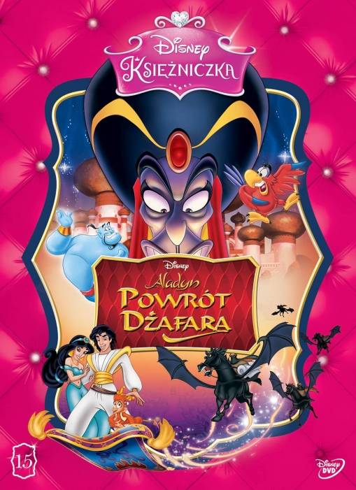 Okładka Alan Zaslove - ALADYN 2 - POWRÓT DZAFARA (DVD) DISNEY KSIĘŻNICZKA