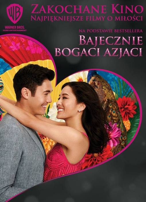 Okładka Jon M. Chu - BAJECZNIE BOGACI AZJACI (DVD) ZAKOCHANE KINO