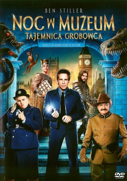 Okładka Shawn Levy - NOC W MUZEUM: TAJEMNICA GROBOWCA (DVD)