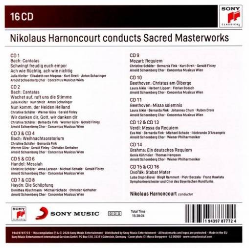 Nikolaus Harnoncourt Conducts Sacred Masterworks