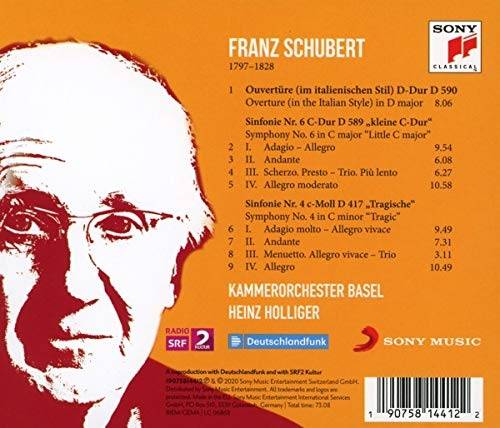 Schubert: Symphonies Nos. 4 & 6