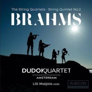 Okładka Brahms - The String Quartets & String Quintet No 2 Dudok Quartet Maijala