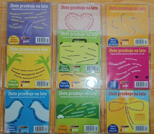 Okładka Various - Złote Przeboje na Lato - Najpopularniejsze polskie piosenki lat 60., 70. i 80. (10CD) [NM]
