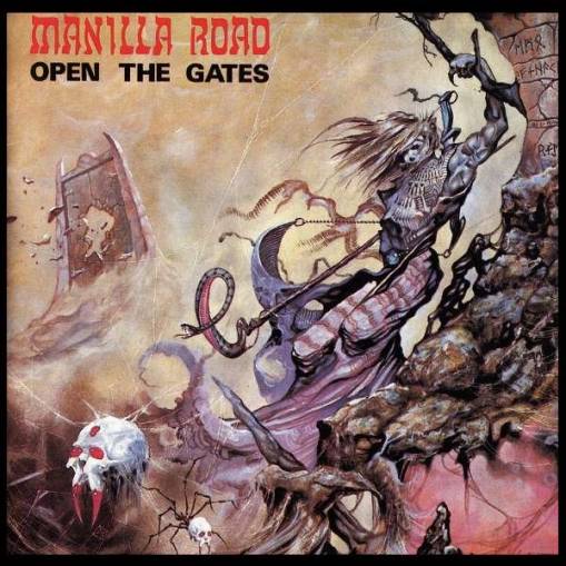 Okładka Manilla Road - Open The Gates LP BLACK