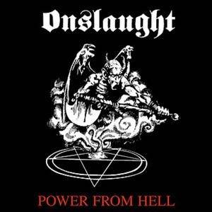 Okładka Onslaught - Power From Hell LP SPLATTER