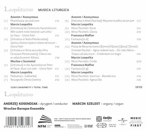 MARCIN LEOPOLITA - MUSICA LITURGICA