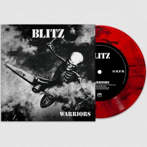 Okładka Blitz - Warriors (RED VINYL 7" SINGLE)