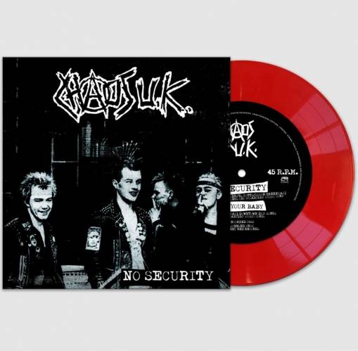 Okładka Chaos UK - No Security (VINYL 7" RED)
