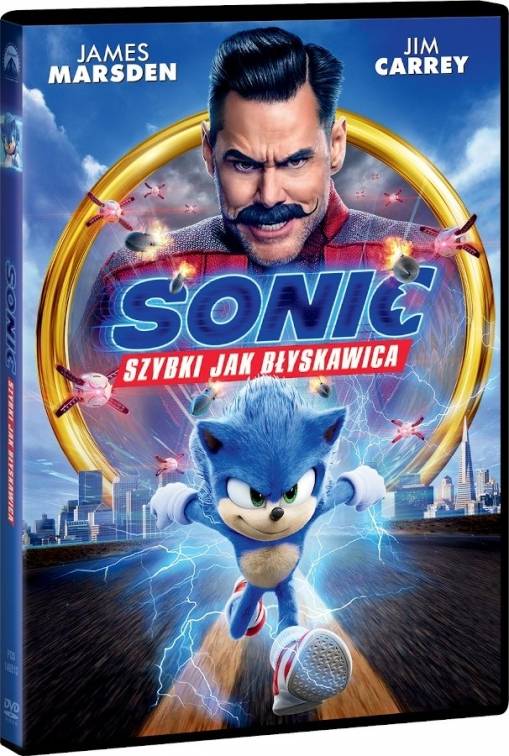 Okładka Jeff Fowler - SONIC. SZYBKI JAK BŁYSKAWICA (DVD)