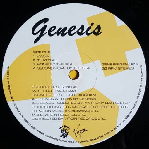 Genesis (LP, Wydanie UK, 1983 CHARISMA) [EX]