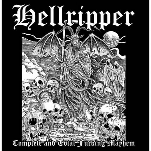 Okładka Hellripper - Complete & Total Fucking Mayhem